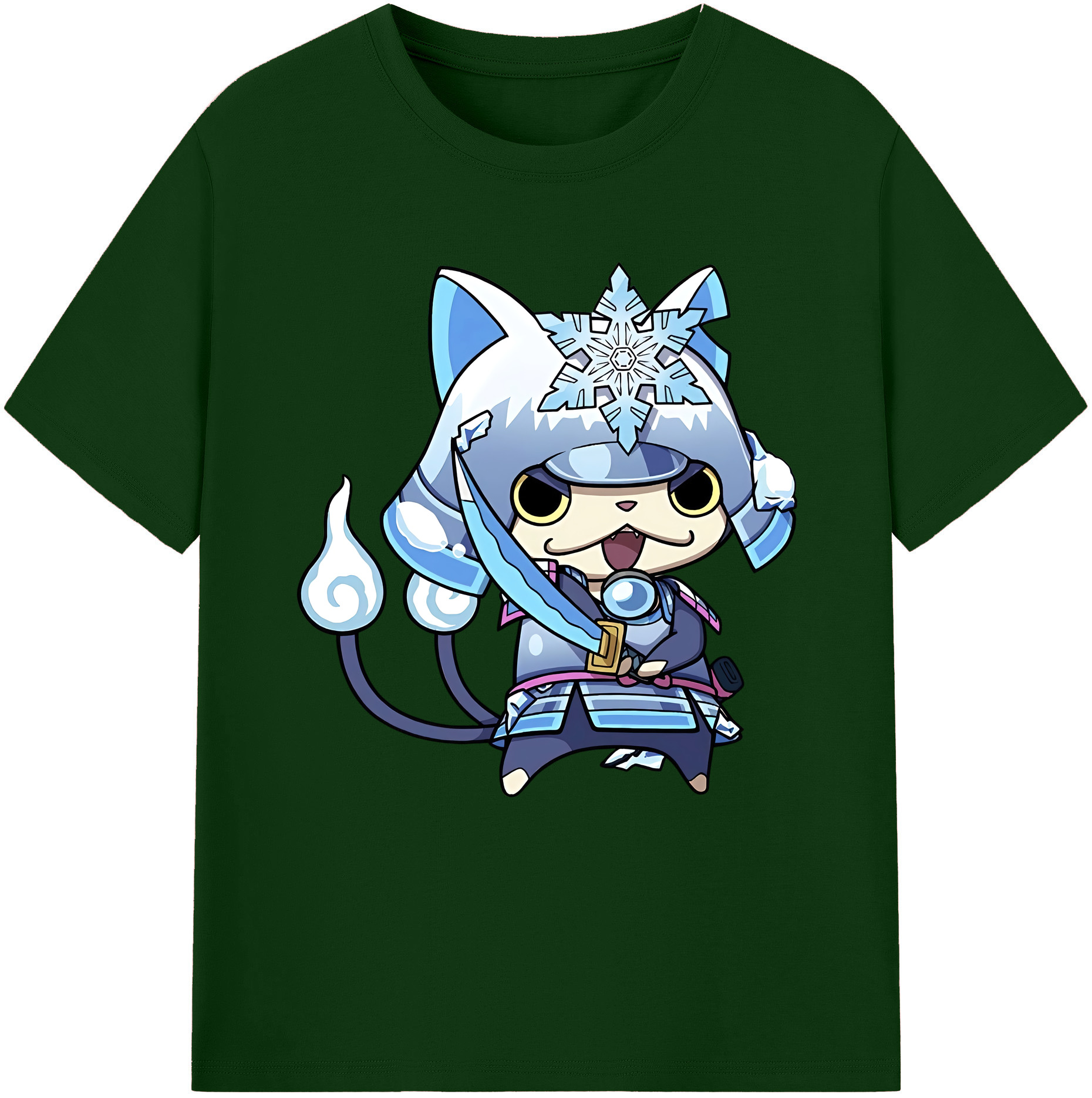 （画像用） 妖怪ウォッチ Yo-kai Watch 綿100％半袖Tシャツ（フロントプリント）